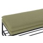 Banc de Pied de Lit DKD Home Decor Noir Vert Polyester Fer (80 x 36 x 35 cm)