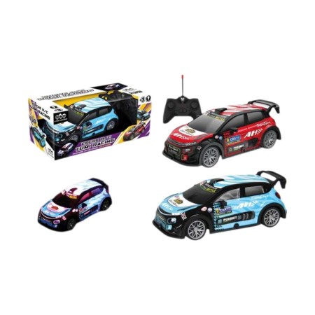 Voiture Télécommandée Lumi Racing Bleu Rouge 1:22 19 x 8 x 7 cm