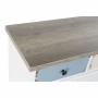 Caisson à Tiroirs DKD Home Decor Naturel Rayures Bleu Bois MDF Blanc Vert (110 x 37 x 84 cm)