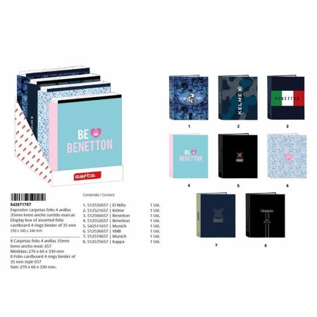 Estuche Escolar Safta 29 x 34 x 34 cm