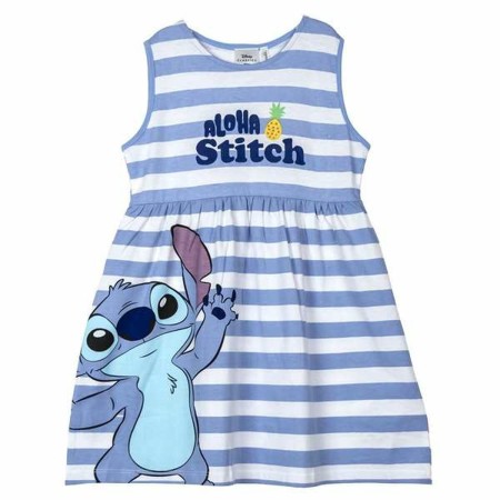 Robe Stitch Bleu 8 Ans