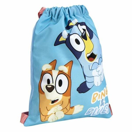 Sac à dos serré par des ficelles Bluey Bleu 27 x 33 cm
