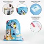 Bolsa Mochila con Cuerdas Bluey Azul 27 x 33 cm