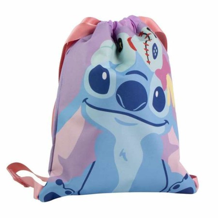 Bolsa Mochila con Cuerdas Stitch 27 x 33 cm