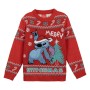 Pull unisex Stitch Rouge 10 Ans