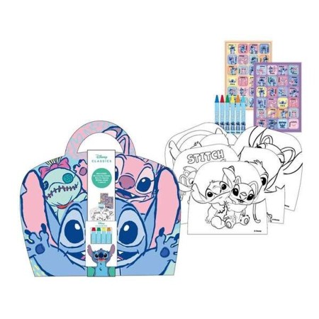 Set de Dibujo Stitch Azul