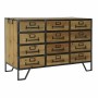 Buffet DKD Home Decor Marron Noir Métal Bois (90 x 38 x 61 cm)