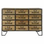 Buffet DKD Home Decor Marron Noir Métal Bois (90 x 38 x 61 cm)