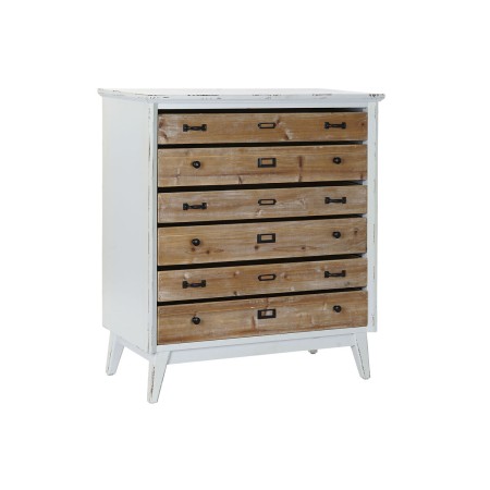 Caisson à Tiroirs DKD Home Decor Naturel Gris MDF Vintage (80 x 40 x 92 cm)
