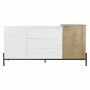 Buffet DKD Home Decor Blanc Noir Métal Marron MDF (164,5 x 40 x 82 cm)