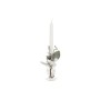 Velas DKD Home Decor Blanco Navidad 21 x 10 x 5 cm 2 x 2 x 20 cm (4 Piezas)