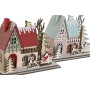 Adorno Navideño DKD Home Decor Rojo Rosa claro 23,5 x 11 x 20,5 cm (2 Unidades)