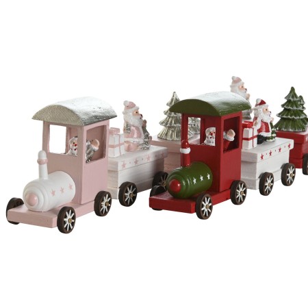 Adorno Navideño DKD Home Decor Rojo Verde 35,5 x 5 x 8,8 cm (2 Unidades)