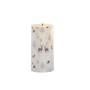 Bougie LED DKD Home Decor Blanc Multicouleur 7.5 x 7.5 x 15 cm 7,5 x 7,5 x 15 cm (AA)
