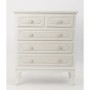 Tocador Home ESPRIT Blanco ABS Espejo Madera MDF 75 x 42 x 140 cm
