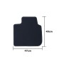 Set de Alfombrillas para Coche OCC Motorsport OCCFT0048 FIAT MAREA 5 Piezas