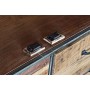Présentoir DKD Home Decor Verre Métal Acacia Bois Recyclé (140 x 40 x 160 cm)