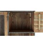Présentoir DKD Home Decor Verre Métal Acacia Bois Recyclé (140 x 40 x 160 cm)