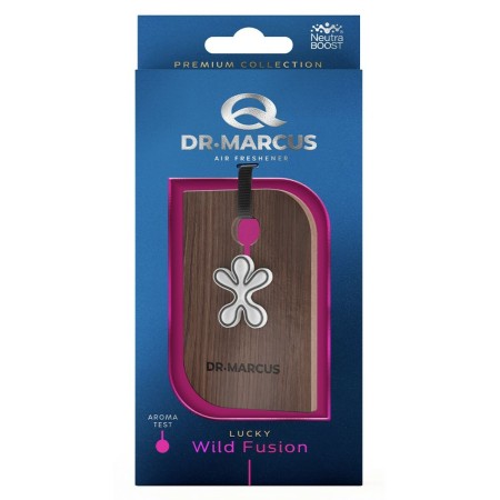 Désodorisant Pour Voiture Dr Marcus Lucky Wild Fusion Polyester Bois Parfum Pendentif