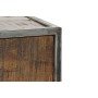 Table Basse DKD Home Decor Métal Acacia Bois Recyclé (120 x 60 x 40 cm)