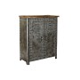 Buffet DKD Home Decor Gris Métal Bois Marron (83 x 40 x 102 cm)