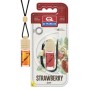 Désodorisant Pour Voiture Dr Marcus Ecolo Fraise 4,5 ml Bois Verre Parfum Pendentif 4 Pièces