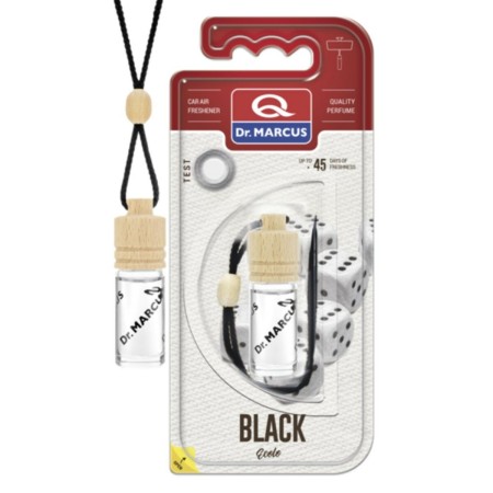 Désodorisant Pour Voiture Dr Marcus Ecolo black 4,5 ml Bois Verre Parfum Pendentif 4 Pièces