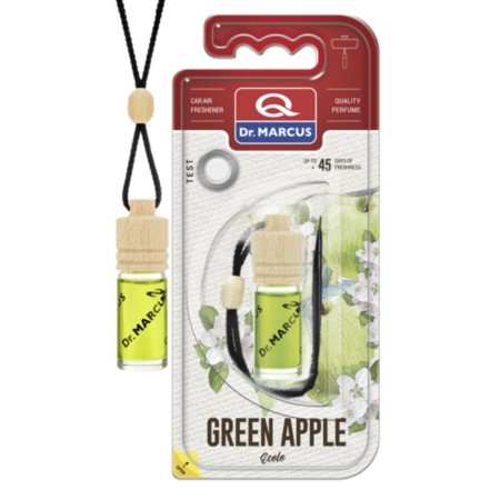 Désodorisant Pour Voiture Dr Marcus Ecolo Pomme 4,5 ml Bois Verre Parfum Pendentif 4 Pièces