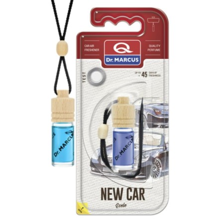 Désodorisant Pour Voiture Dr Marcus Ecolo Voiture neuve 4,5 ml Bois Verre Parfum Pendentif 4 Pièces