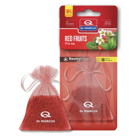Désodorisant Pour Voiture Dr Marcus Fresh Bag Fruits rouges Parfum Pochette