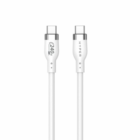 Câble USB-C Hyper HJ4002WHGL Blanc 2 m