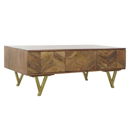 Table Basse DKD Home Decor Métal Bois de manguier (120 x 60,5 x 46 cm)