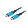 Câble USB-C Lanberg CA-CMCM-45CU-0010-BK Bleu Noir 1 m