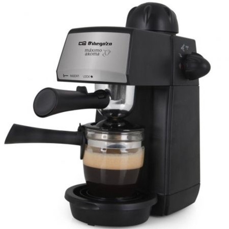 Cafetera Express de Brazo Orbegozo 16782.0 Negro 6 Tazas