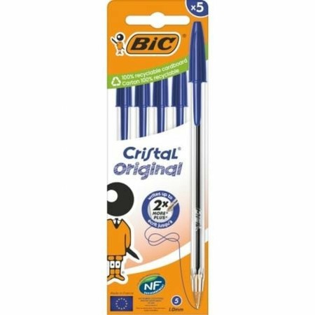 stylo à encre liquide Bic 516344 Bleu