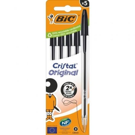 stylo à encre liquide Bic 516345 Noir