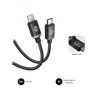 Cable USB-C a USB-C Subblim SUBCAB-C06002 Negro 2 m