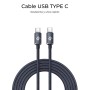 Cable USB-C a USB-C Subblim SUBCAB-C06002 Negro 2 m