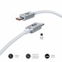 Câble USB-C vers USB-C Subblim SUBCAB-C06010 Blanc 1 m
