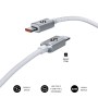 Câble USB-C vers USB-C Subblim SUBCAB-C06010 Blanc 1 m