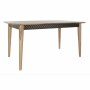 Table de Salle à Manger DKD Home Decor Naturel Noir (160 x 90 x 76 cm)