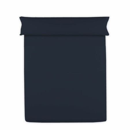 Sábana Encimera Hosteline Mixcolors Azul marino Cama de 120