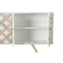Buffet DKD Home Decor Beige Doré Blanc Laiton Bois de manguier (155 x 43 x 84 cm)
