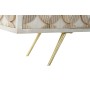 Buffet DKD Home Decor Beige Doré Blanc Laiton Bois de manguier (155 x 43 x 84 cm)