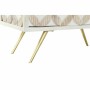 Buffet DKD Home Decor Blanc Doré Laiton Bois de manguier (93 x 41 x 114,5 cm)