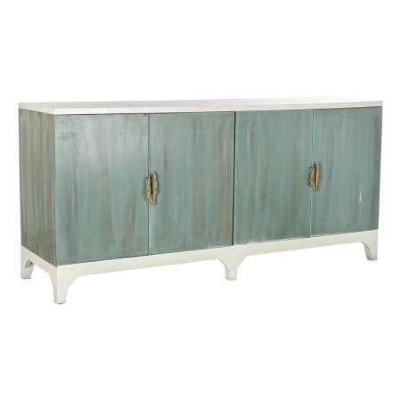 Buffet DKD Home Decor Turquoise Beige Métal Bois (180 x 50 x 85 cm)