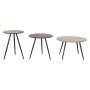 Set de 3 Tables Gigognes DKD Home Decor Métal MDF (60 x 60 x 38 cm)