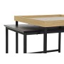 Set de 2 Tables Gigognes DKD Home Decor MDF Acier (110 x 48 x 37 cm)