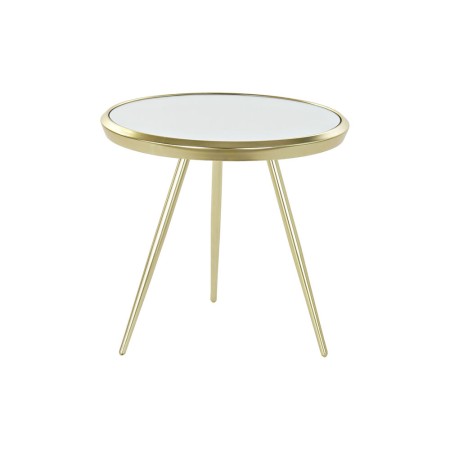 Table d'appoint DKD Home Decor Miroir Acier (50 x 50 x 48 cm)