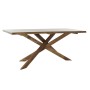 Table de Salle à Manger DKD Home Decor Naturel noyer (180 x 86 x 76 cm)